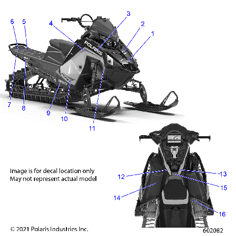 BODY, DECAL, BLACK SIDE PANEL W/IND SKY BLUE ACCENT - S22TGW8RS/8RE/TGM8RS/8RE (602082)
