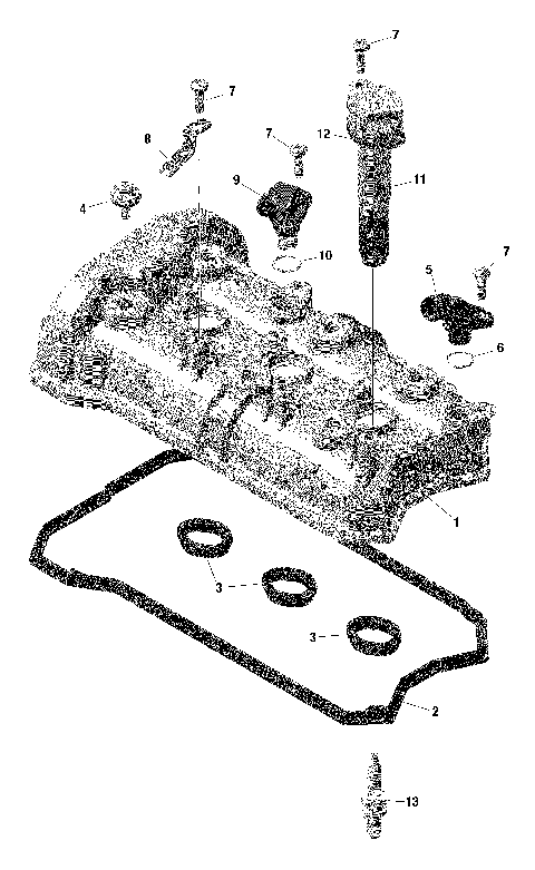 01- Rotax - Valve Cover / Built from Nov 6 2020