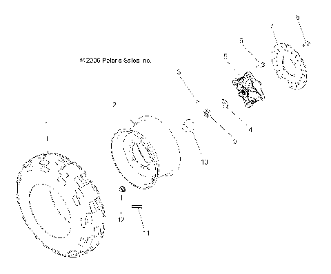 WHEEL, FRONT - A07TH50EA (49ATVWHEELFRTX2QUAD)