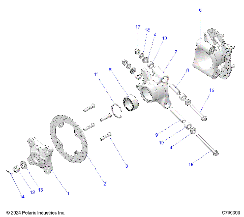 SUSPENSION, REAR CARRIER - G25GXP99 (C760006)