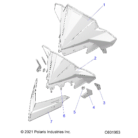 BODY, WINDSHIELD - S23TLG8RS/8RE (C601953)
