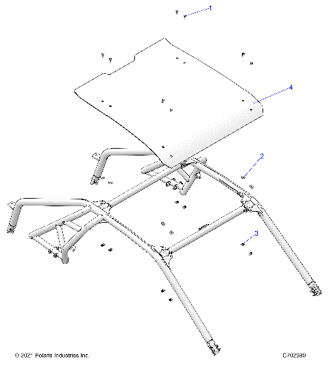 BODY, ROOF - Z23GAC92A/92B (C702989)