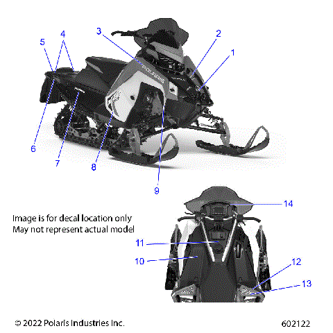 BODY, DECAL, BLACK SIDE PANEL W/ BLACK ACCENT - S23TKP6RS (602122)