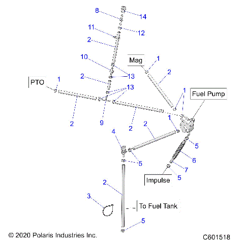 FUEL SYSTEM, FUEL PUMP and FUEL LINES - S23CEU5TSL (C601518)