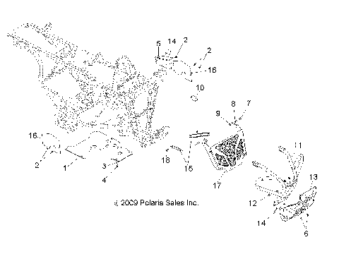 CHASSIS, FRONT BUMPER - A10NA32FA (49ATVBUMPER10TBLZR)