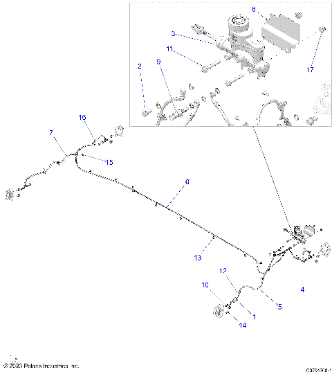 BRAKES, BRAKE LINES and MASTER CYLINDER - D26M4A57B4/G57B4/U57B4/W57B4 (C0704909-1)