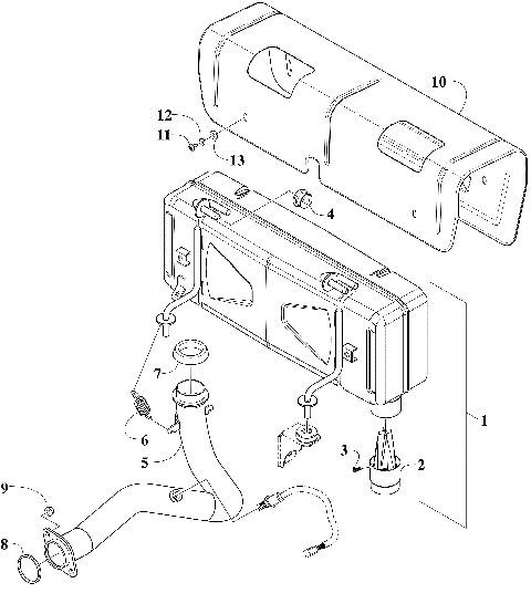 EXHAUST ASSEMBLY  [304358]