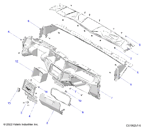BODY, DASH - G25GAE99 (C0706251-6)