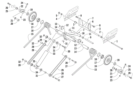 REAR SUSPENSION REAR ARM ASSEMBLY