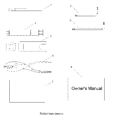 REFERENCES, TOOL KIT and OWNERS MANUAL - R09VH76FX (49RGRTOOL09RZRI)