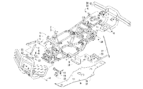 FRAME AND RELATED PARTS [97380]
