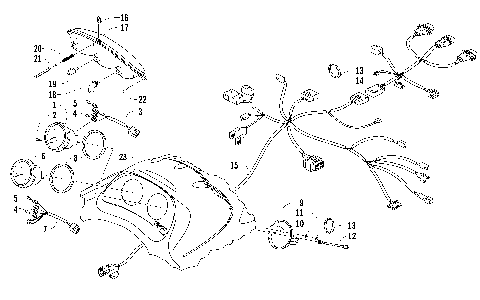 HEADLIGHT, INSTRUMENTS, AND WIRING ASSEMBLIES [86987]