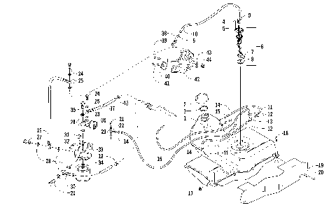 FUEL TANK AND FUEL FILTER ASSEMBLIES [96178]