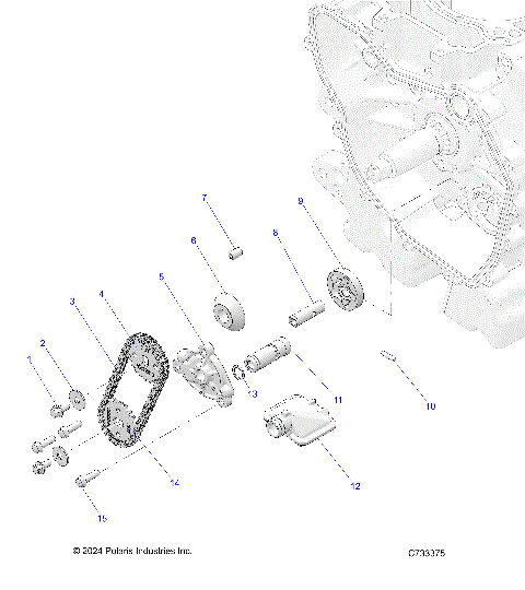 ENGINE, OIL PUMP - R25M4U57Z5/B5/Z6/B6 (C733375)