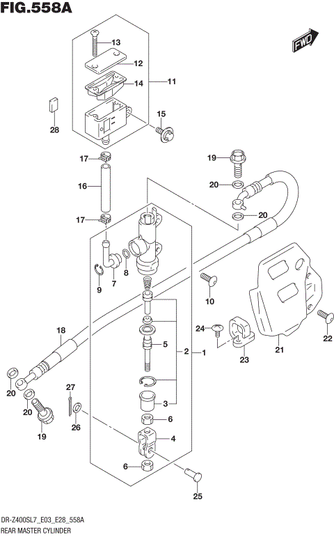 REAR MASTER CYLINDER
