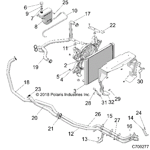 ENGINE, COOLING SYSTEM - Z21N4E99NG (C700277)