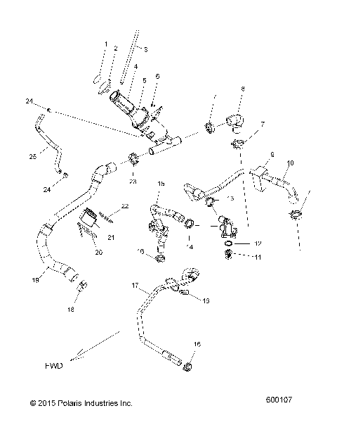 ENGINE, COOLING SYSTEM - S16EL8PE/PS/PSL ALL OPTIONS (600107)