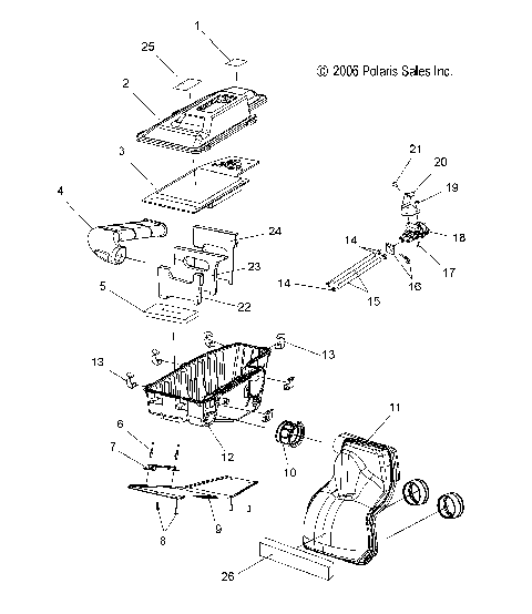 AIR INTAKE SYSTEM (FS) - S07PT7ES/PT7E (49SNOWAIRFSTOUR)
