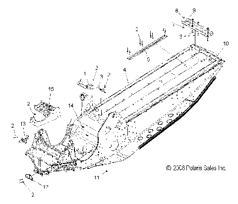 CHASSIS, ASM. - S09PB6FS/FE (49SNOWCHASSIS09SHIFT)