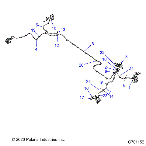 BRAKES, BRAKE LINES AND MASTER CYLINDER - R21T6A99A1/B1 (C701152)