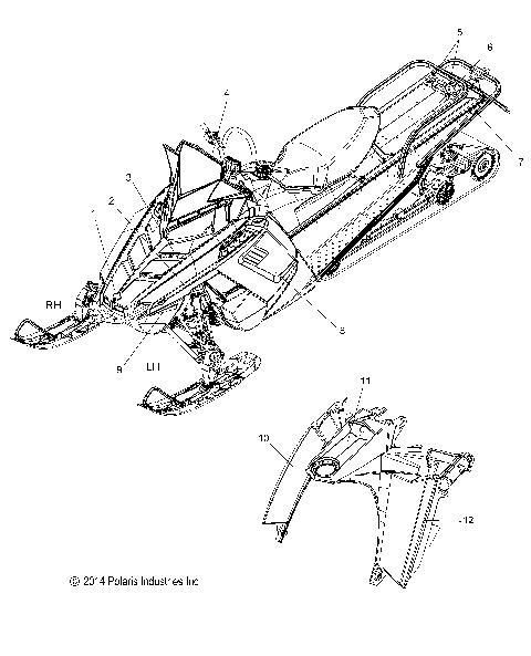 BODY, DECAL - S15CU5BSL/BEL (49SNOWDECAL15550155)