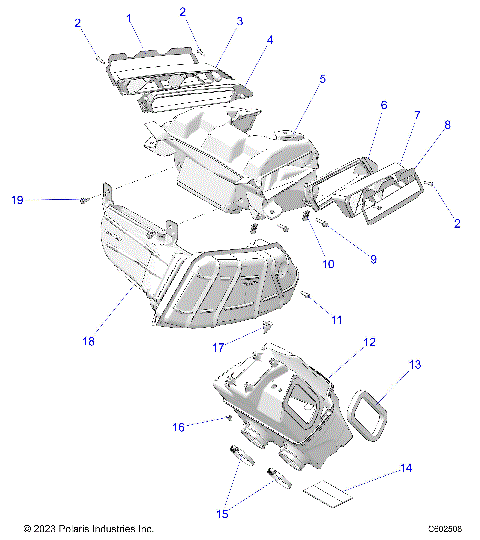 ENGINE, AIR INTAKE SYSTEM - S24TLF6RS (C602508)