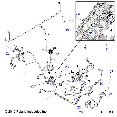 ELECTRICAL, WIRE HARNESS - R20TAU99AS/AM/AZ/BS/BM/BZ (C700589)