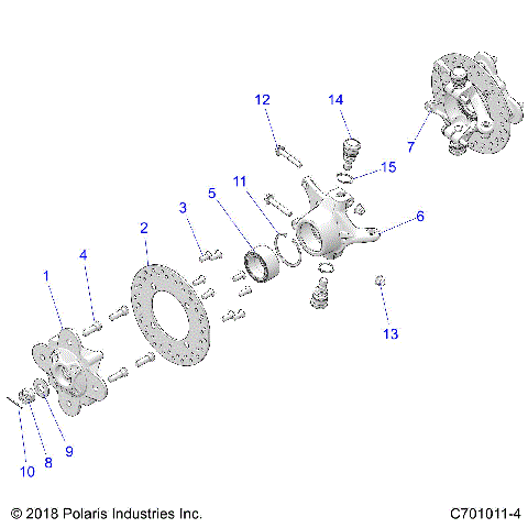 SUSPENSION, FRONT CARRIER - Z21ASE99F5/S99C5/E5 (C701011-4)