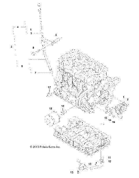 ENGINE, OIL SYSTEM AND DIPSTICK - R141D9JDA/2D9JDA (49BRUTUSOIL13D)