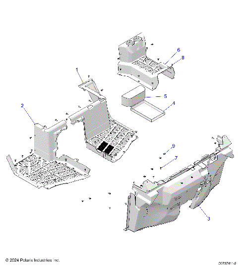 BODY, FLOOR - D25E3CC2B4/UC2B4 (C0707411-2)
