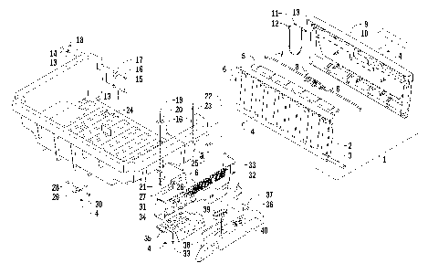 CARGO BOX AND TAILGATE ASSEMBLY [94925]