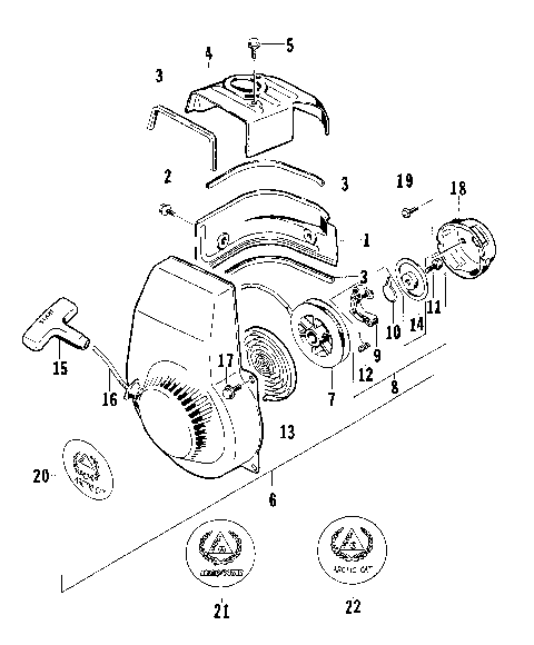 RECOIL STARTER ASSEMBLY [74921]
