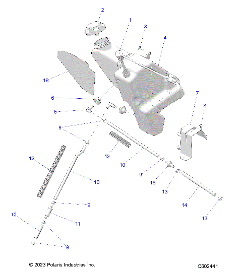 ENGINE, OIL BOTTLE - S24CEA5TSL (C602441)