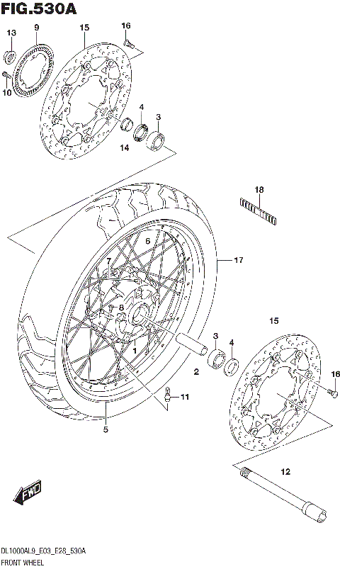 FRONT WHEEL (DL1000XAL9 E03)