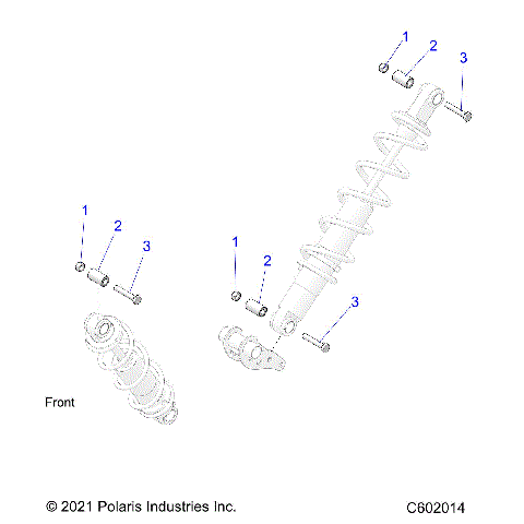 SUSPENSION, SHOCK MOUNTING, REAR SUSP. - S24TFK6RS (C602014)