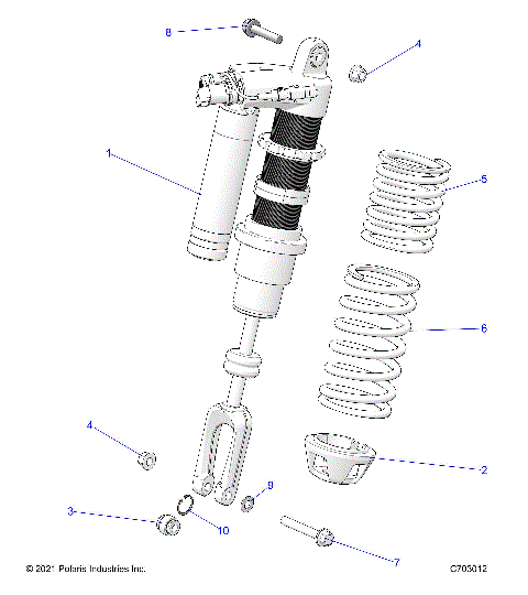SUSPENSION, FRONT SHOCK MOUNTING, STANDARD/PREMIUM - Z23GAD92PE (C703012)
