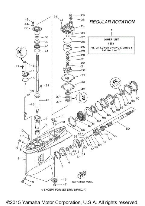 LOWER CASING DRIVE 1
