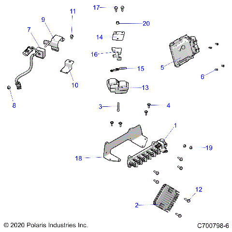 ELECTRICAL, COMPONENTS AND OPTIONS - G21GXD99AJ/AZ/BJ/BZ (C700798-6)