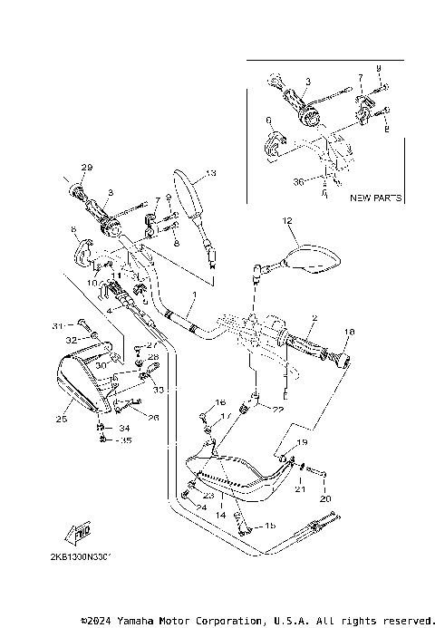 STEERING HANDLE & CABLE