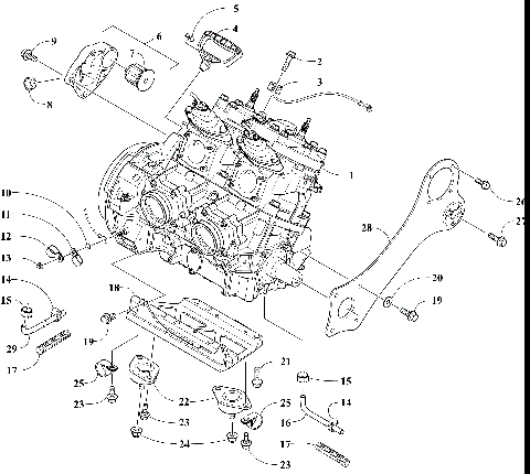 ENGINE AND RELATED PARTS [107610]