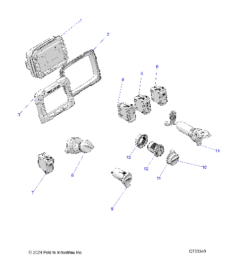 ELECTRICAL, DASH INSTRUMENTS - R25RRED4JA (C733349)