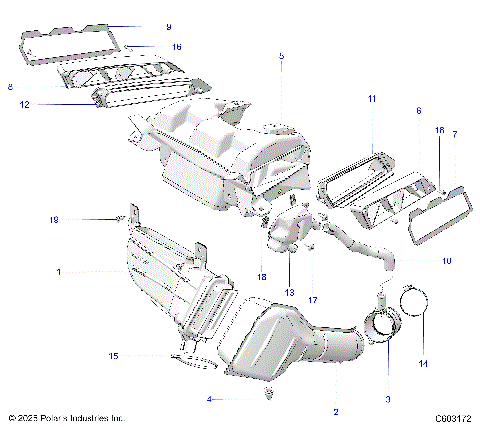 ENGINE, AIR INTAKE SYSTEM - S26AJE9FSL/AJN9FSL/FSM (C603172)
