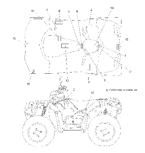 BODY, DECALS - A11ZX55FF (49ATVDECAL11SPFOR550)