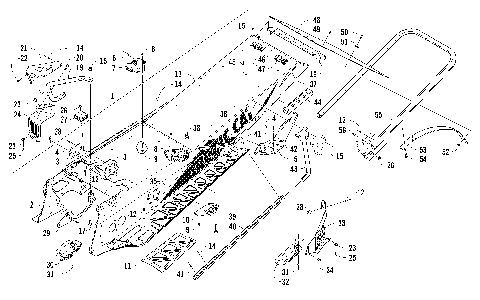 TUNNEL, REAR BUMPER, AND SNOWFLAP ASSEMBLY [98435]