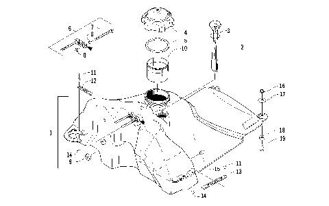 GAS TANK ASSEMBLY [86407]