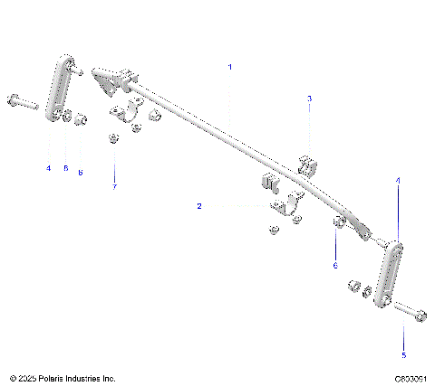 SUSPENSION, SWAY BAR, ESCAPE - S26TLR8MS (C603091)