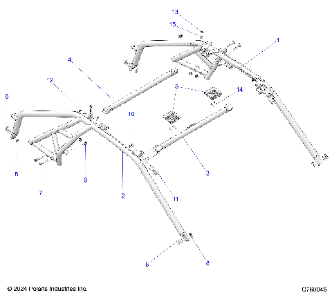 CHASSIS, CAB FRAME - Z25XPD92A/92B (C760045)