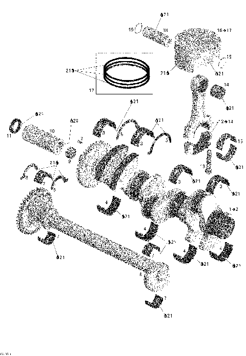 01- Crankshaft, Pistons And Balance Shaft 1