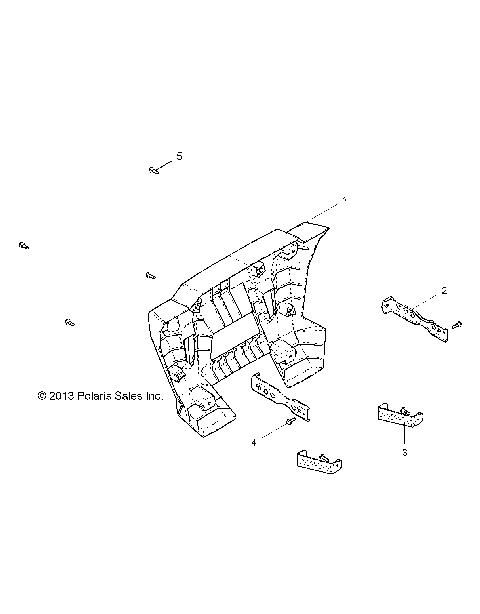 BODY, REAR BUMPER - Z16VDE99FM/NM (49RGRBUMPERRR14RZR1000)