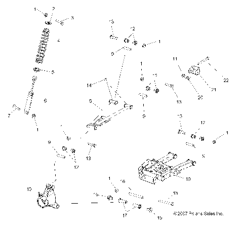 SUSPENSION, REAR - A08DN76FC (49ATVSUSPRR08SPTRG500)